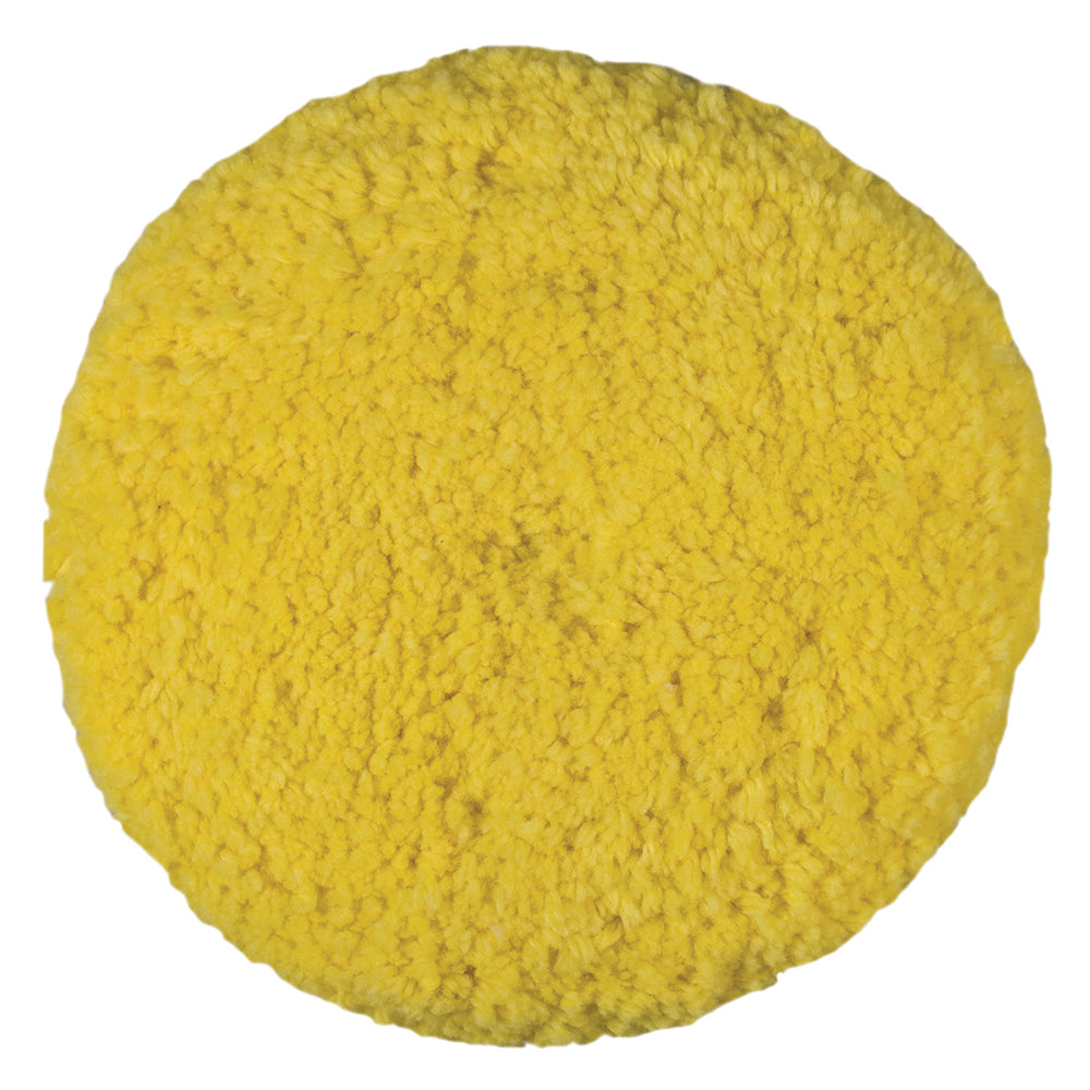 Presta Rotary Blended Wool Buffing Pad  Yellow Medium Cut 890142 Main image
