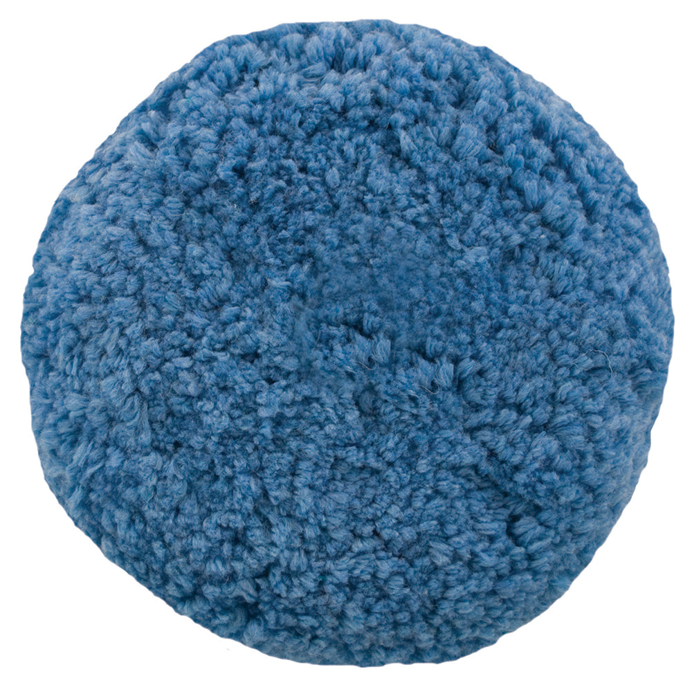 Presta Rotary Blended Wool Buffing Pad  Blue Soft Polish 890144 Main image