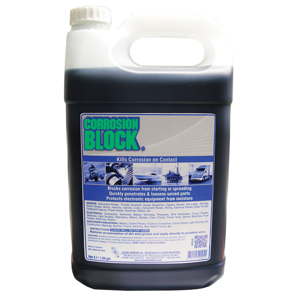 Corrosion Block Liquid 4Liter Refill  NonHazmat NonFlammable  NonToxic 20004 Main image