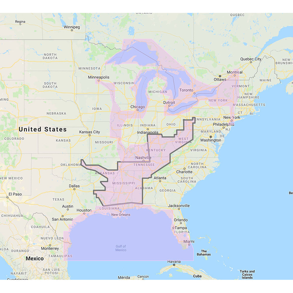 Furuno Gulf of Mexico Great Lakes  Rivers  Vector Chart  Standard Resolution Satellite Photos fPart of the Great Lakes  Main image