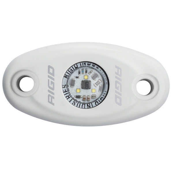 RIGID Industries ASeries White Low Power LED Light  Single  Natural White 480143