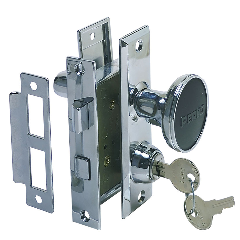 Perko Mortise Lock Set wBolt 0927DP0CHR Main image