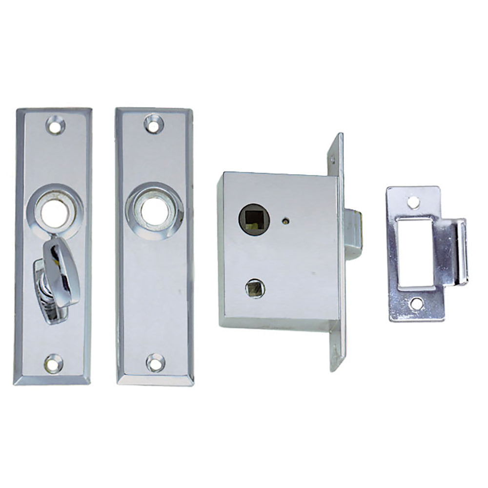 Perko Mortise Latch Set w/Turn Button [0960DP0CHR] Secondary image
