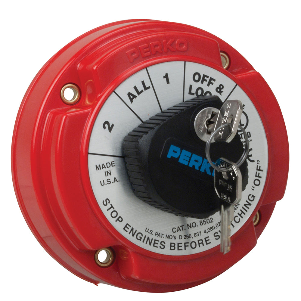 Perko Medium Duty Battery Selector Switch w/Key Lock [8502DP] Secondary image