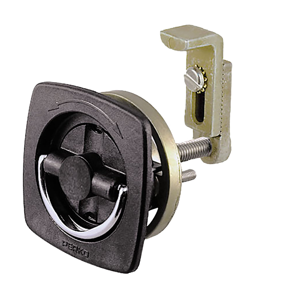 Perko Flush Latch  NonLocking  25 x 25 wOffset Adjustable Cam Bar 0932DP2BLK Main image