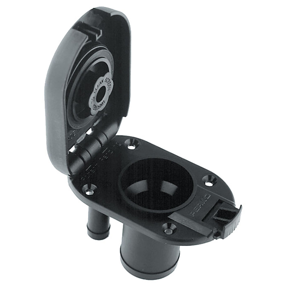 Perko Combination Vented Gas Fill/Tank f/1-1/2" Hose - Straight Neck [1319DPGBLK] Secondary image