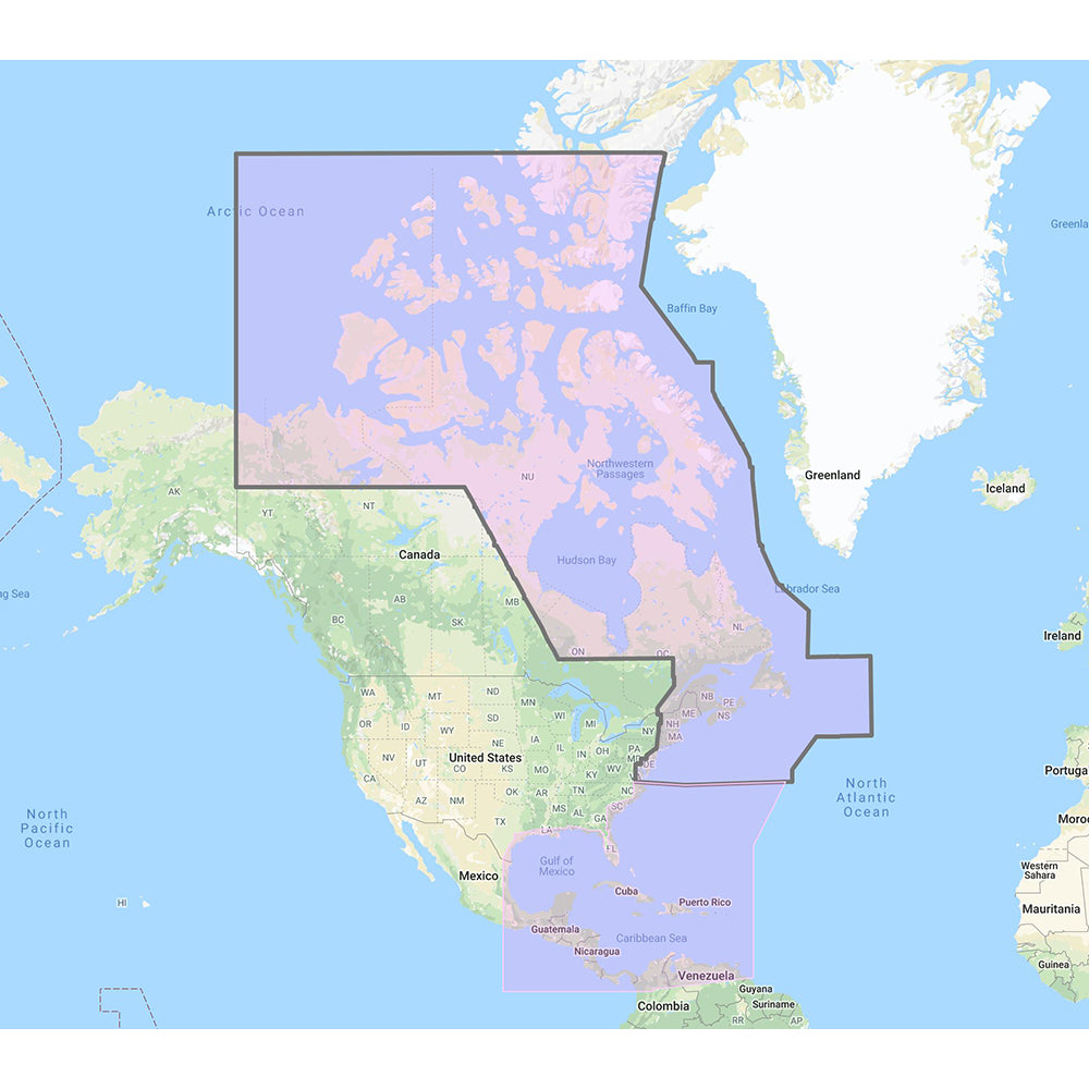 Furuno US  Canada Atlantic Coast Gulf of Mexico Caribbean Bahamas and central America Vector Charts  Unlock Code Main image