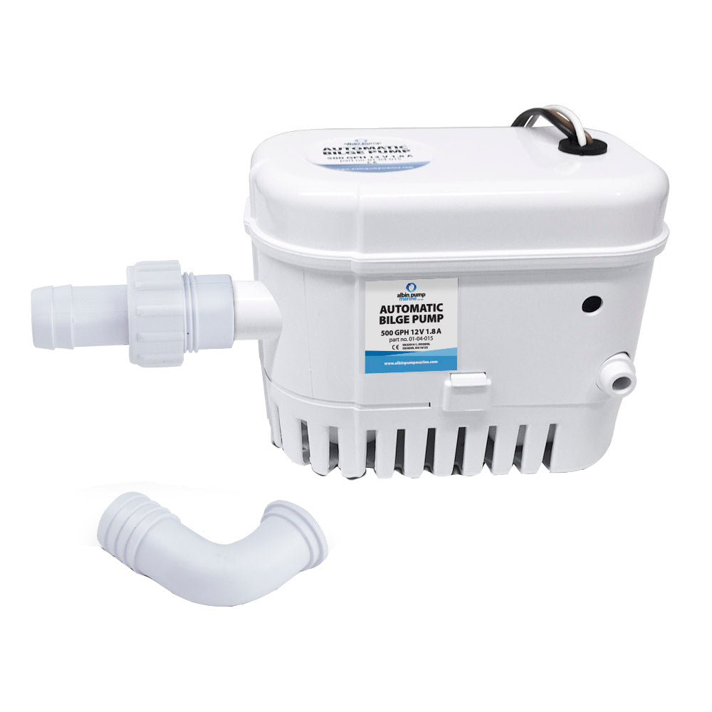 Albin Group Automatic Bilge Pump 500 GPH  12V 0104015 Main image