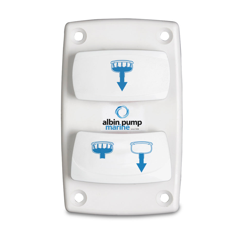 Albin Group Marine Control Silent Electric Toilet Rocker Switch 0766025 Main image