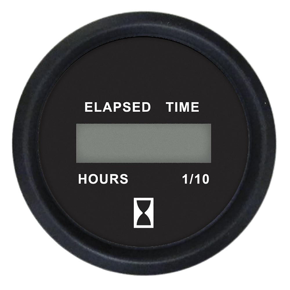 Faria Euro Black 2 Digital Hourmeter Gauge 12835 Main image
