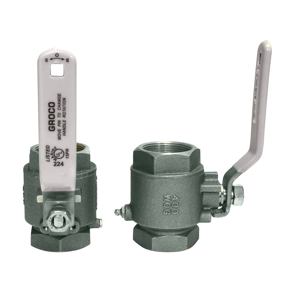 GROCO 34 NPT Stainless Steel InLine Ball Valve IBV750S Main image