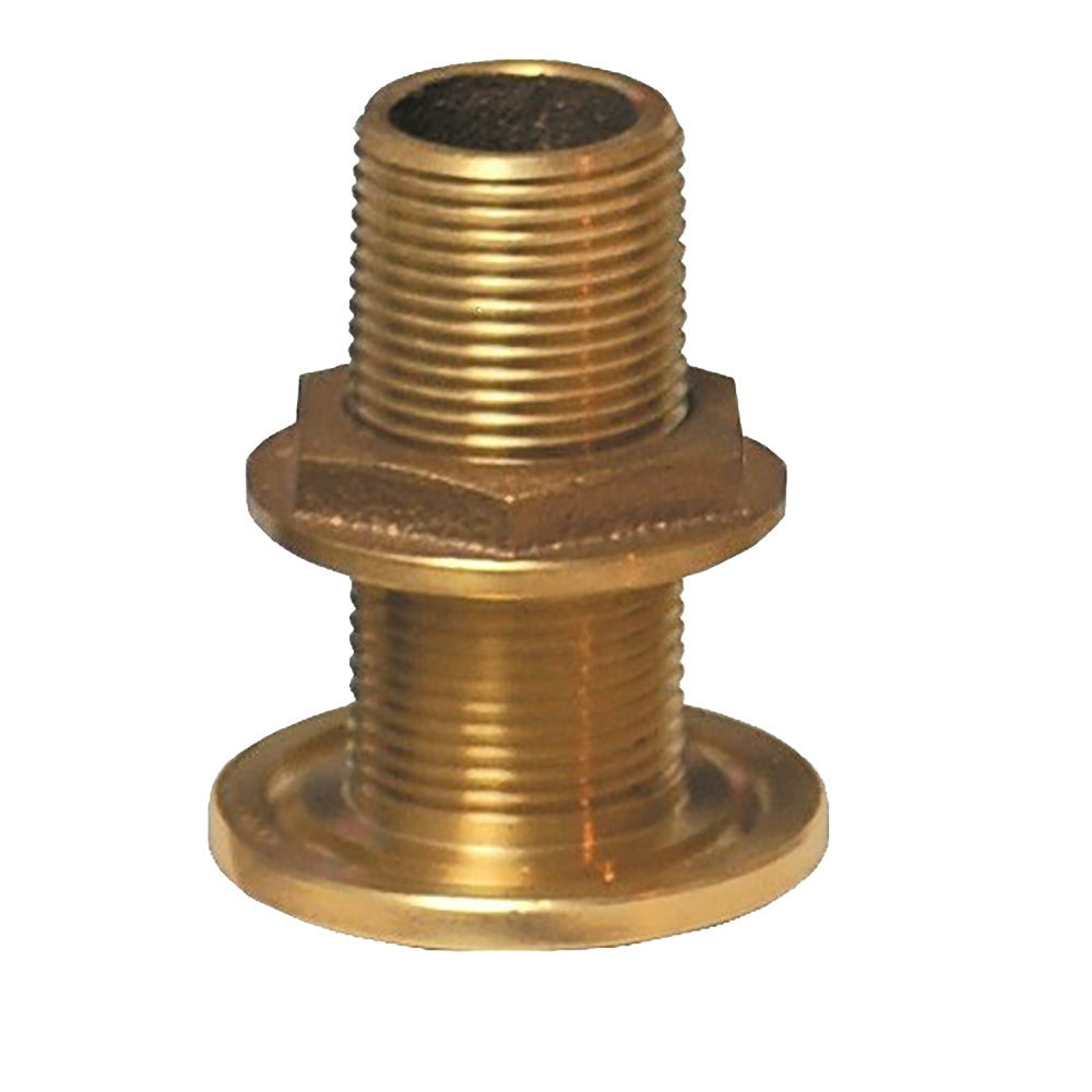 GROCO 114 NPS NPT Combo Bronze ThruHull Fitting wNut TH1250W Main image