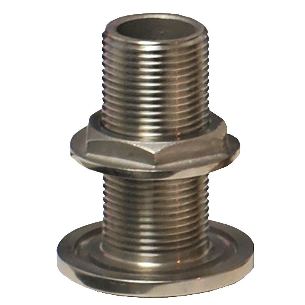 GROCO 114 NPS NPT Combo Stainless Steel ThruHull Fitting wNut TH1250WS Main image