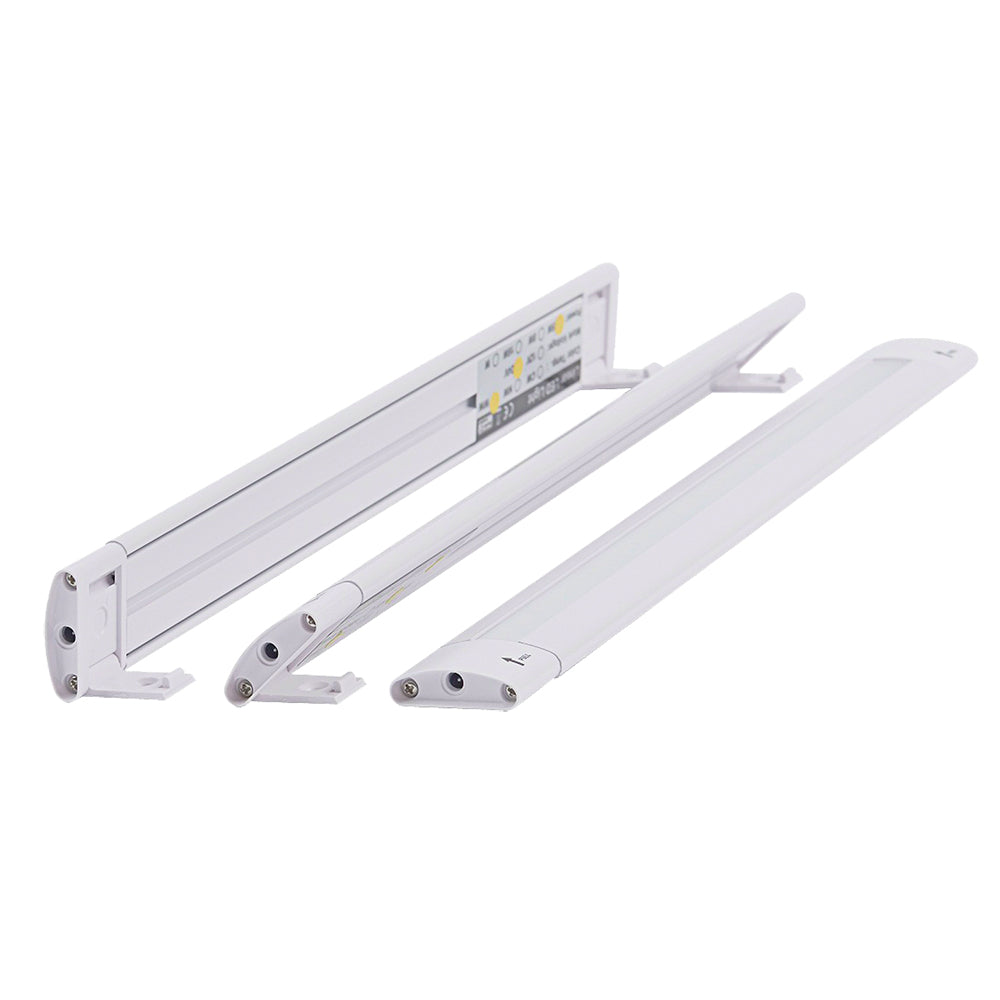 Lunasea Adjustable Linear LED Light w/Built-In Dimmer - 12" Length, 12VDC, Warm White w/ Switch [LLB-32KW-01-00] Secondary image