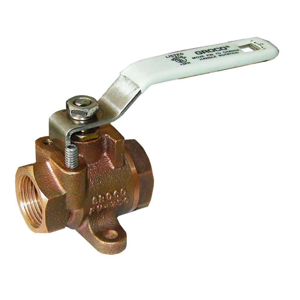 GROCO 14 NPT Bronze Inline Fuel Valve FV250 Main image