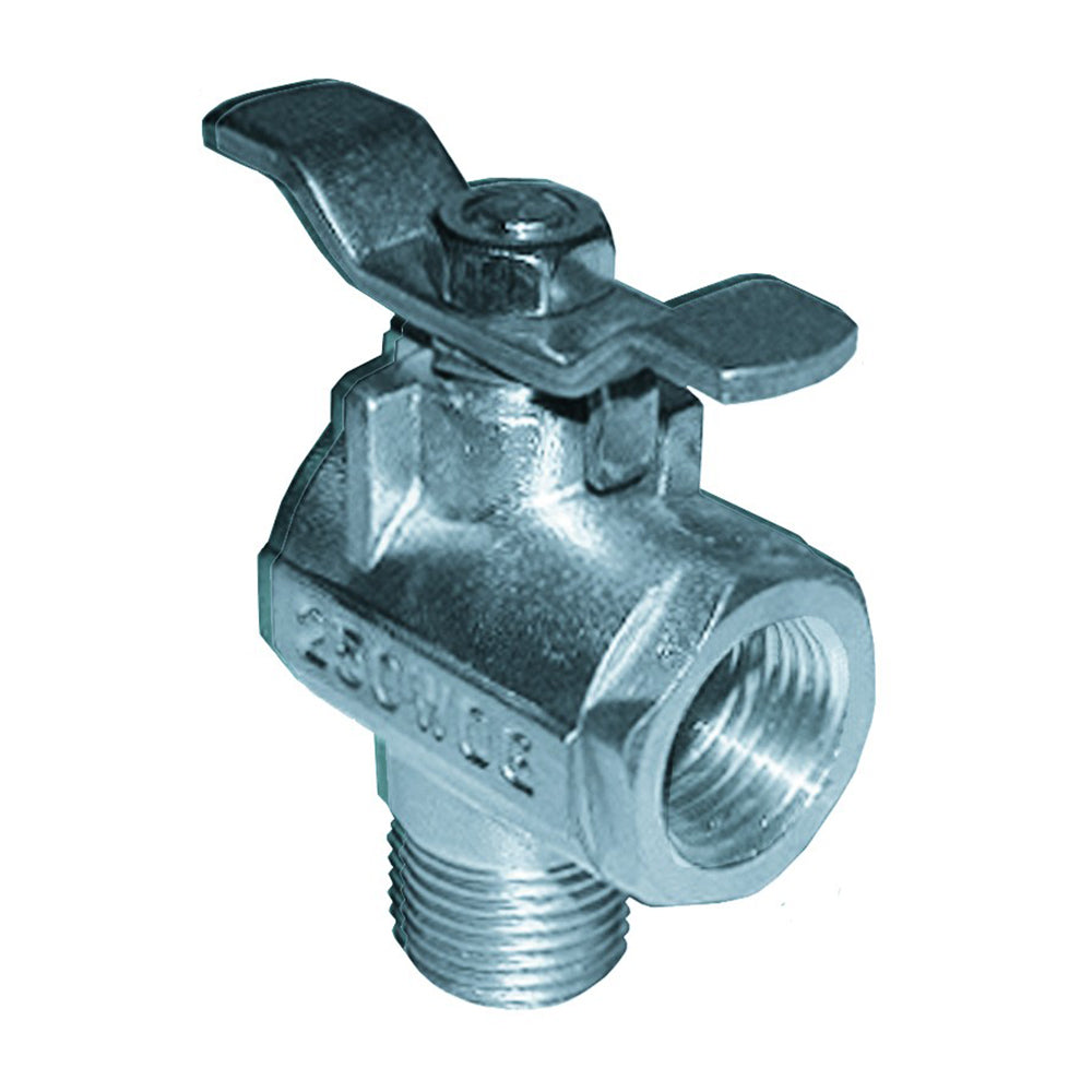 GROCO 12 NPT 90 Stainless Steel Fuel Valve FV590S Main image
