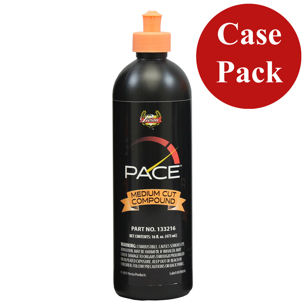 Presta PACE Medium Cut Compound  16oz  Case of 6 133216CASE Main image
