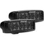 RIGID Industries SRQ Series PRO Spot Diffused Midnight Surface Mount  Pair 905513BLK