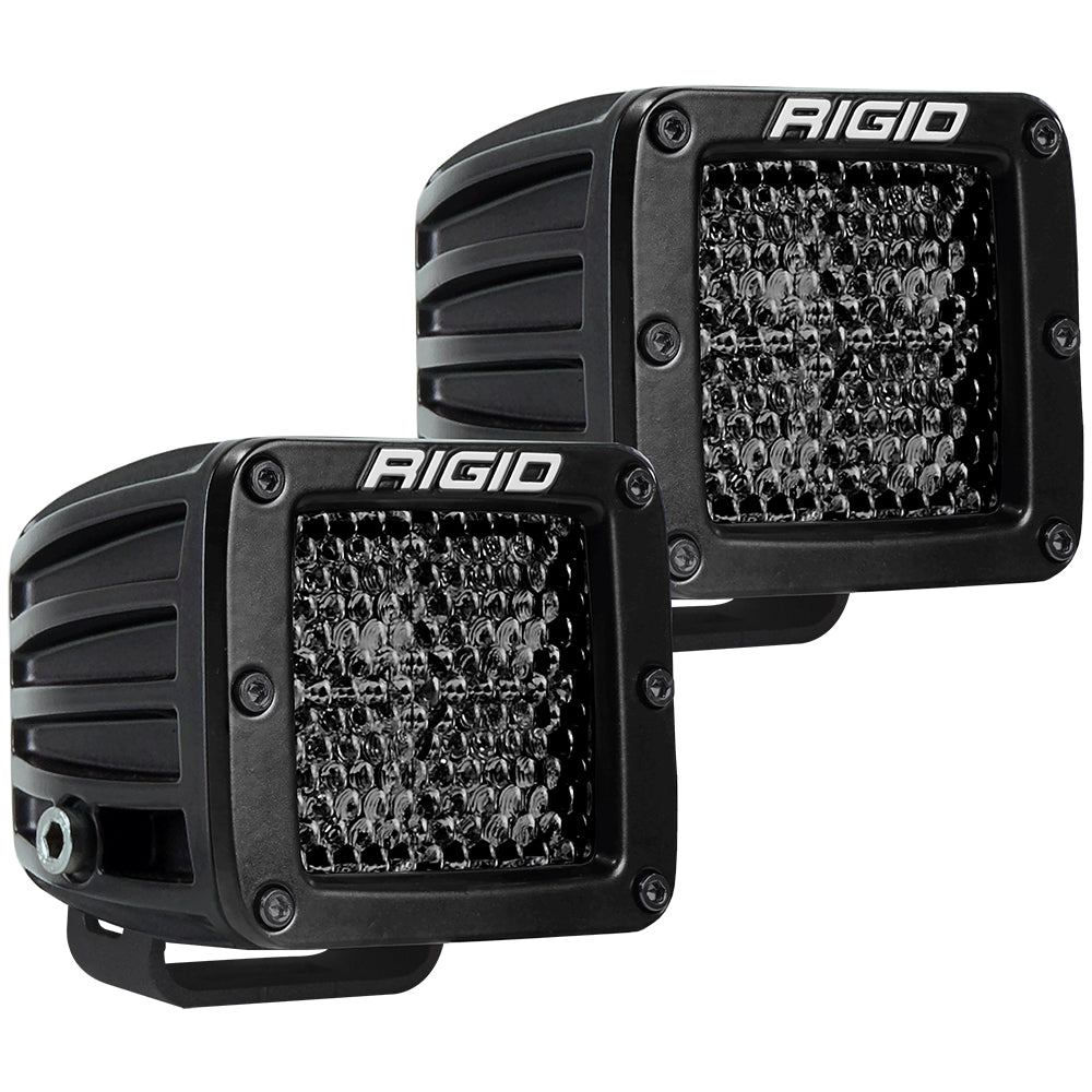 RIGID Industries DSeries Pro Spot Diffused Midnight Surface Mount  Pair 202513BLK Main image