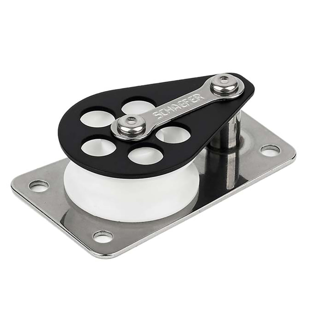 Schaefer Series 3 Flat BaseAlum CheekDelrin Sheave 30309 Main image