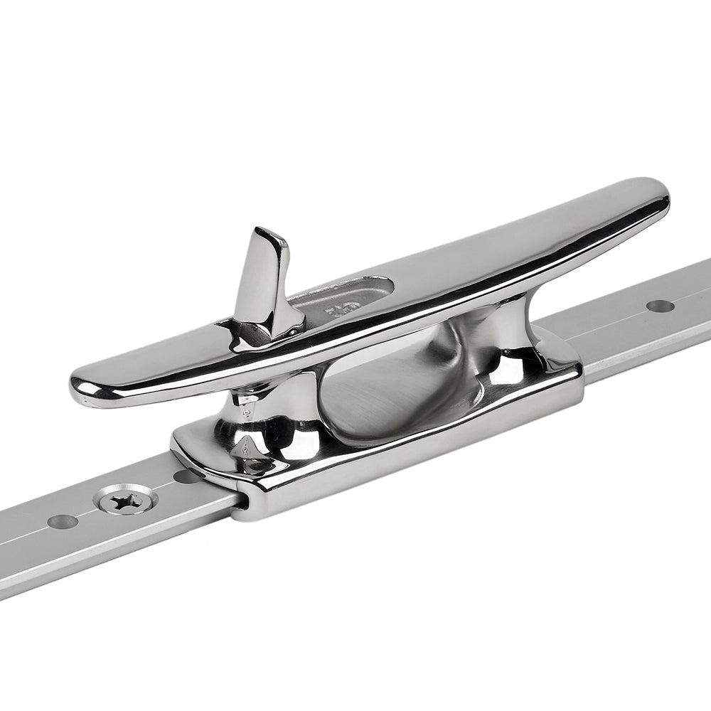 Schaefer Mid-Rail Chock/Cleat Stainless Steel - 1-1/4" [70-75] Secondary image