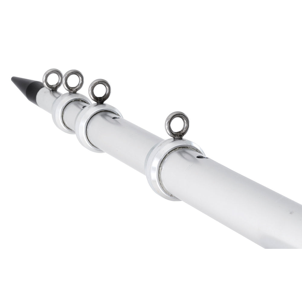 Tigress XD Telescoping Aluminum Outrigger Poles  15  112 OD Silver 88924 Main image