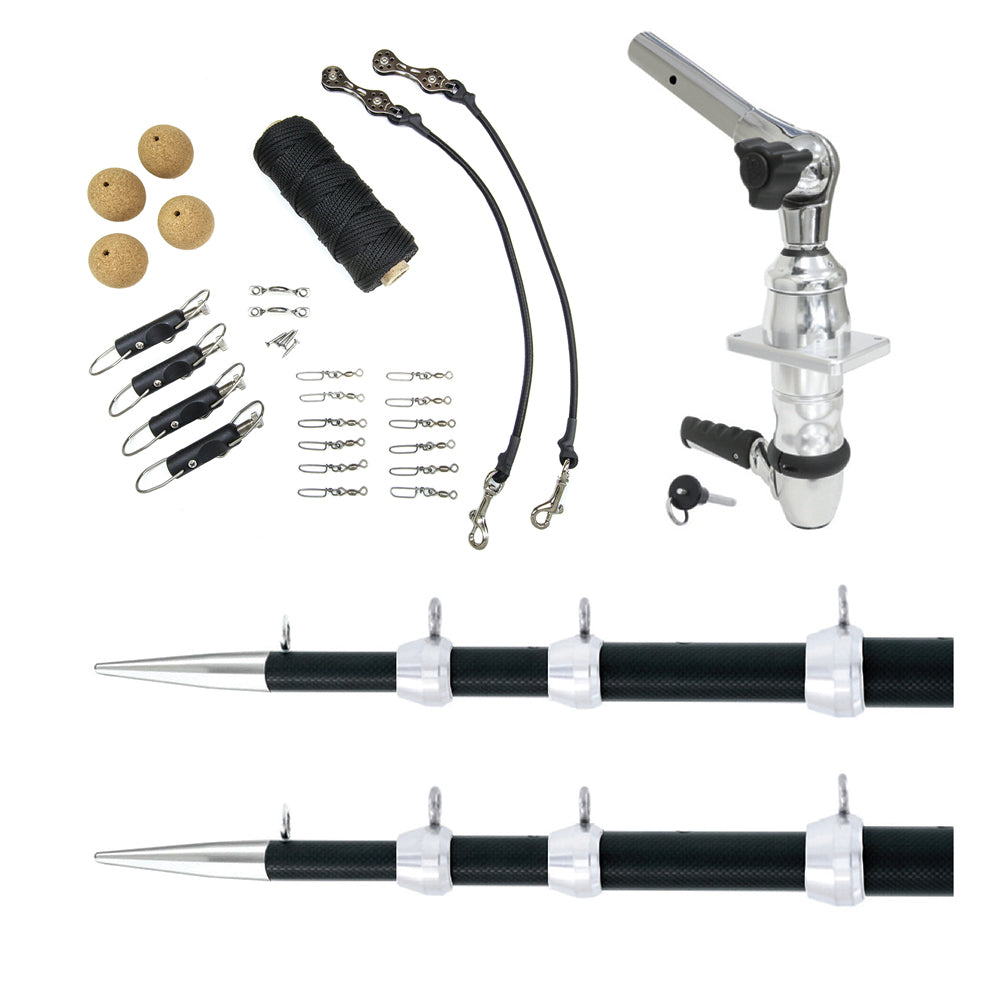 Tigress XD Top Mount System  18 Carbon Fiber BlackSilver Ultimate Rigging Kit 8867901 Main image