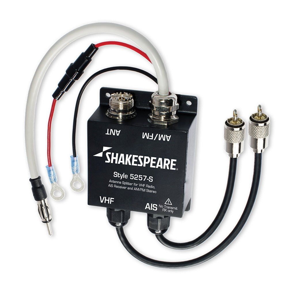 Shakespeare 5257S Antenna Splitter fVHF Radio AIS Receiver  AMFM Stereo 5257S Main image