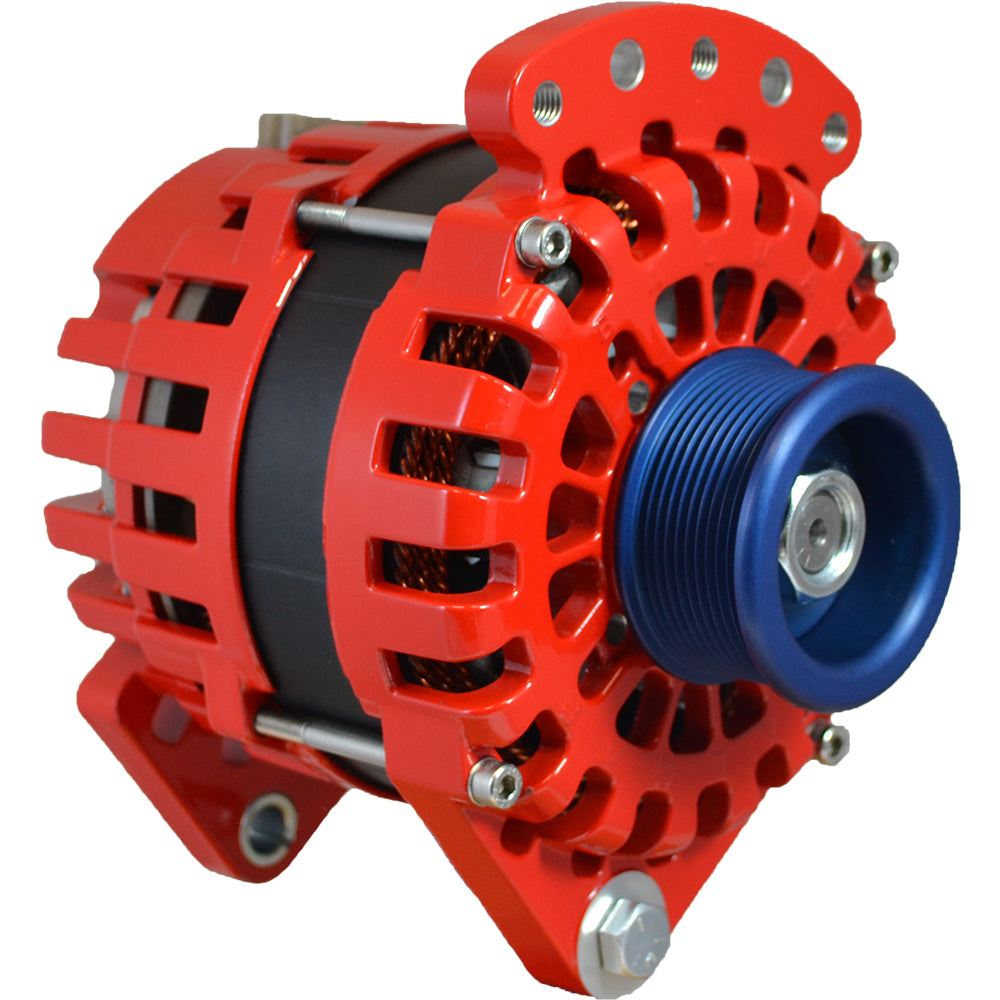 Balmar Alternator 315 Dual Foot Saddle J10 Serpentine Pulley  170A  12V XTDF170J10 Main image