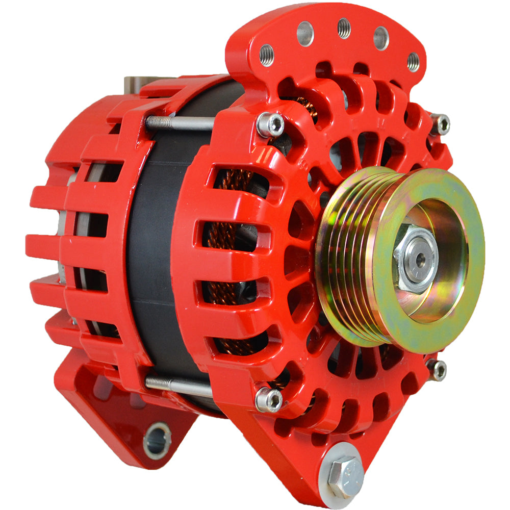 Balmar Alternator 315 Dual Foot Saddle K6 Serpentine Pulley  170A  12V XTDF170K6 Main image