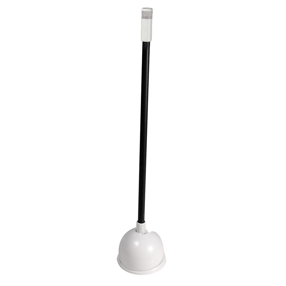 Lumitec Contour Anchor Light  12  Black Shaft White Base 101585 Main image