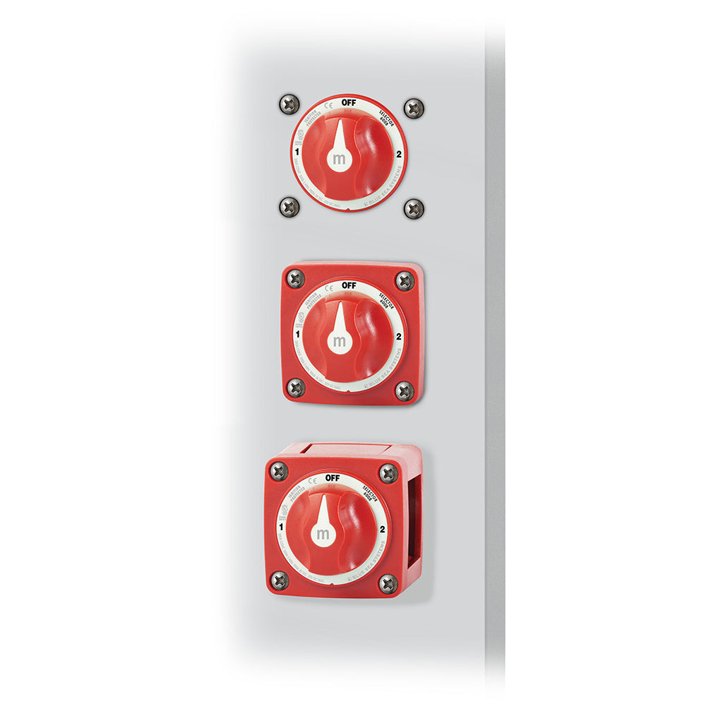 Blue Sea 6008 M-Series Battery Switch 3 Position - Red [6008] Secondary image