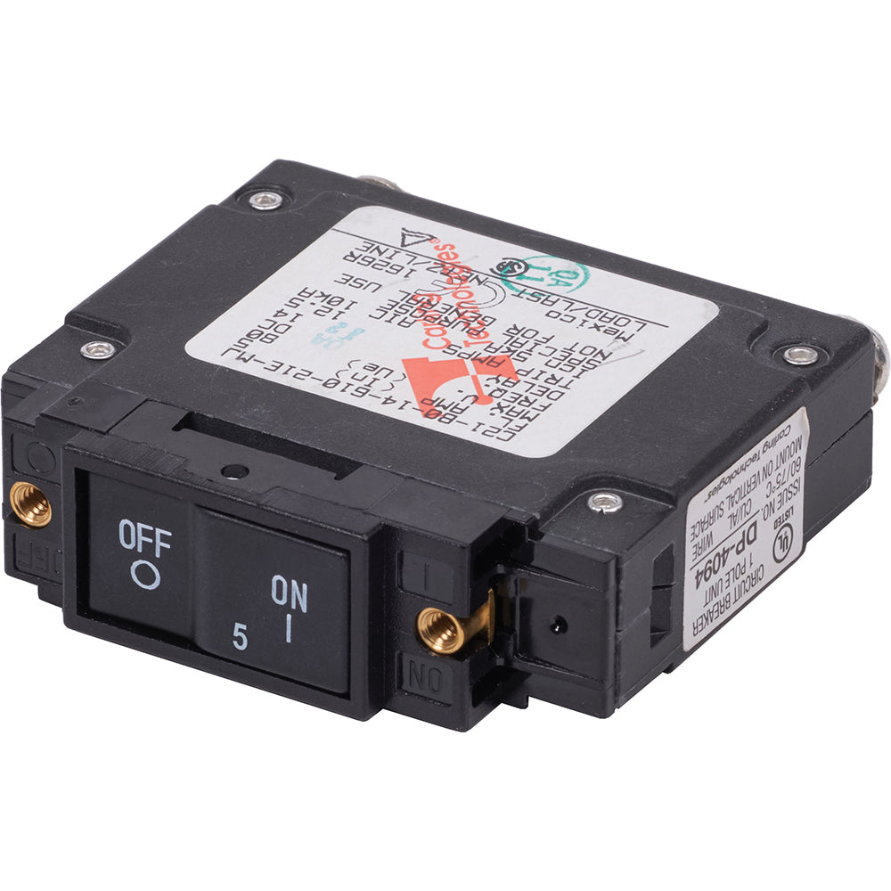 Blue Sea 7440 UL489 Circuit Breaker  5A Flat Rocker 7440 Main image