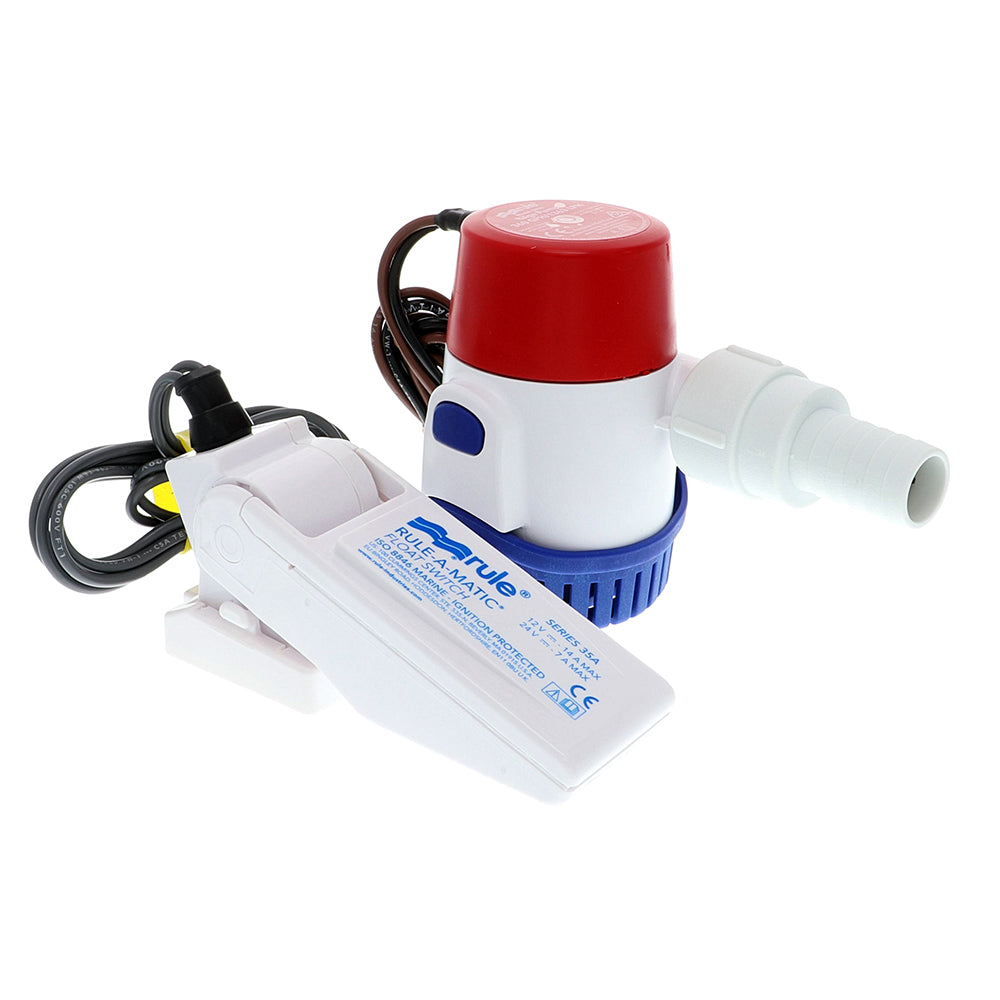 Rule 360 GPH Standard Bilge Pump Kit wFloat Switch  12V 24DA35A Main image