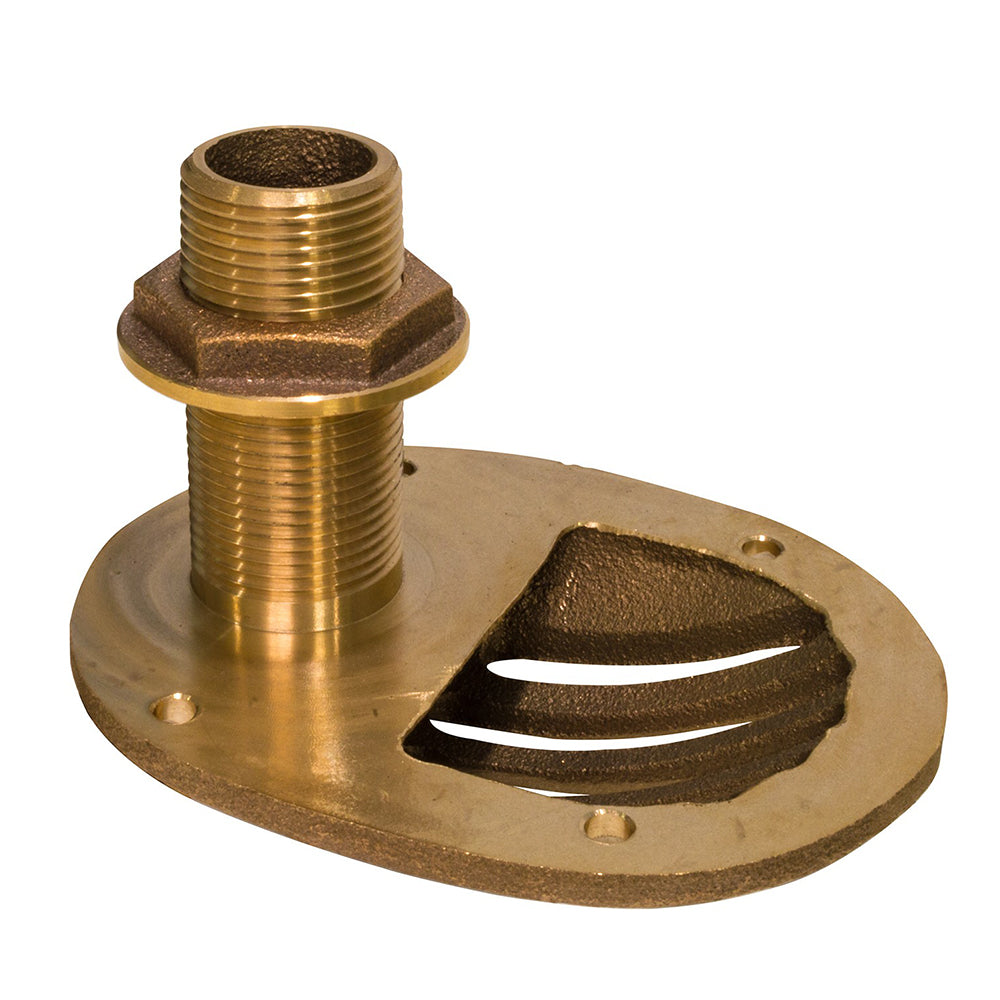 GROCO 34 Bronze Combo Scoop ThruHull wNut STH750W Main image