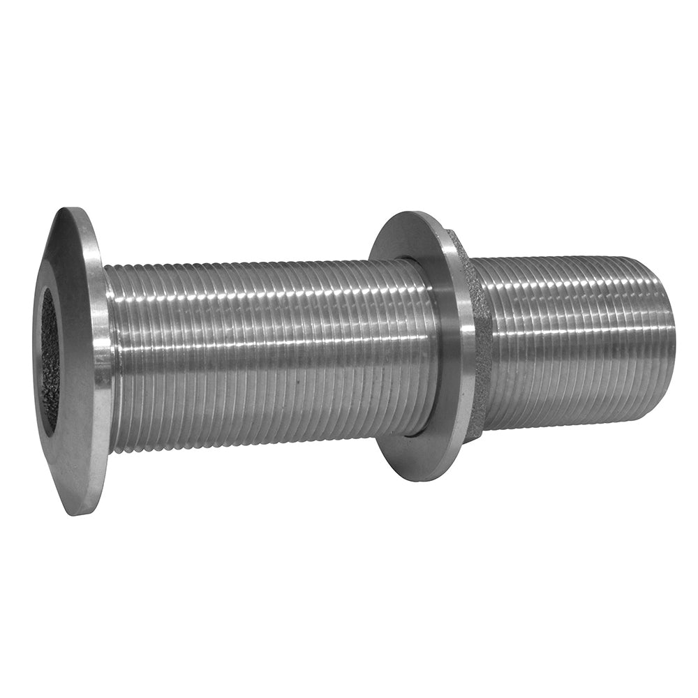 GROCO 1 Stainless Steel Extra Long ThruHull Fitting wNut THXL1000WS Main image