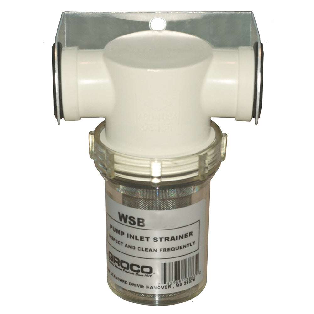 GROCO 34 Fresh Water Strainer w304 SS Basket WSB750 Main image