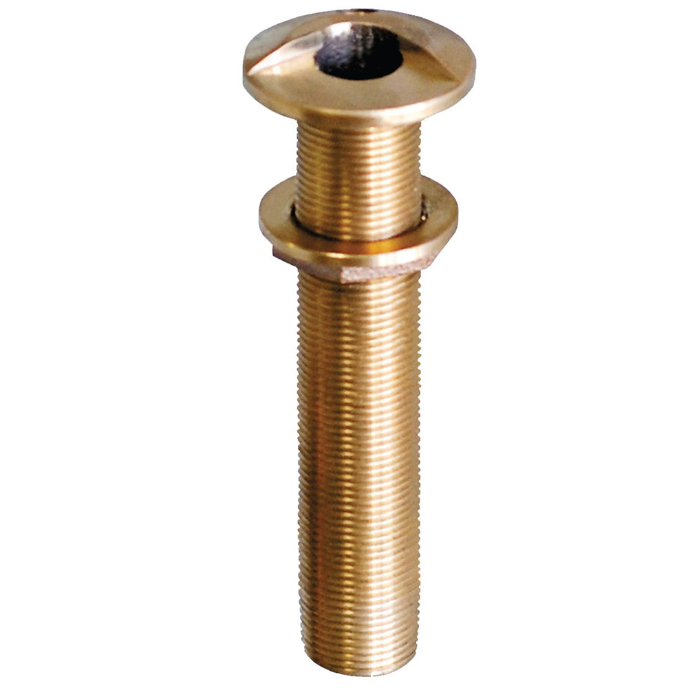 GROCO 34 Bronze Extra Long High Speed ThruHull Fitting wNut HSTHXL750W Main image