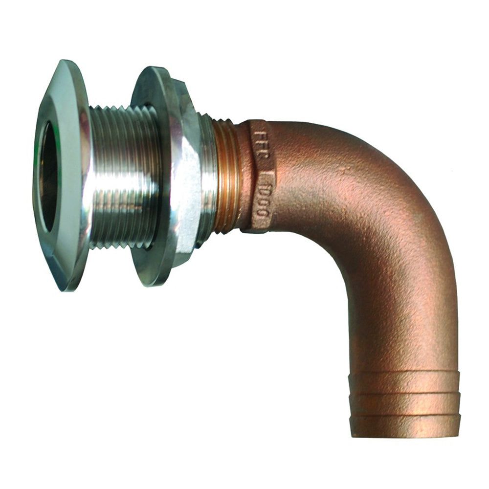 GROCO 112 90 Degree Hose ThruHull Fitting HTHC1500S Main image