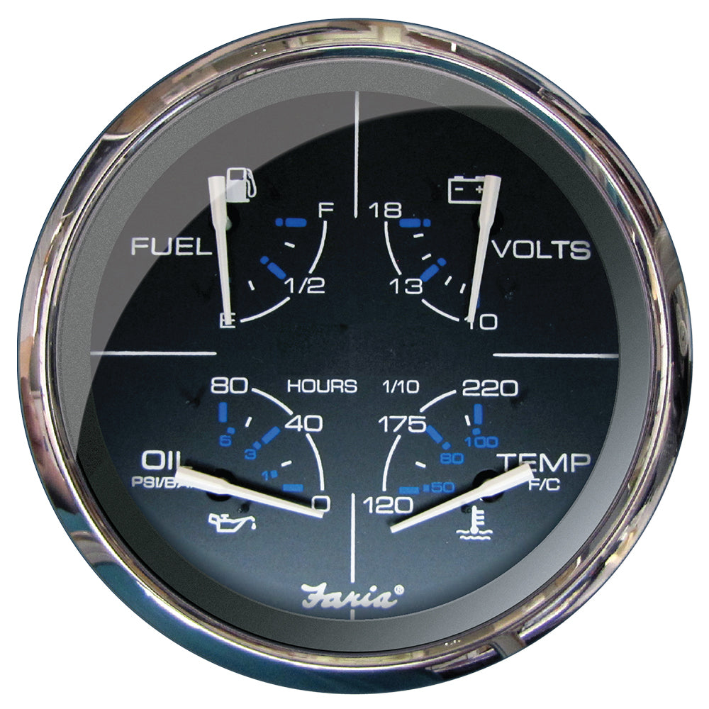 Faria Chesapeake Black 5 Multifunction Gauge  33762 Main image