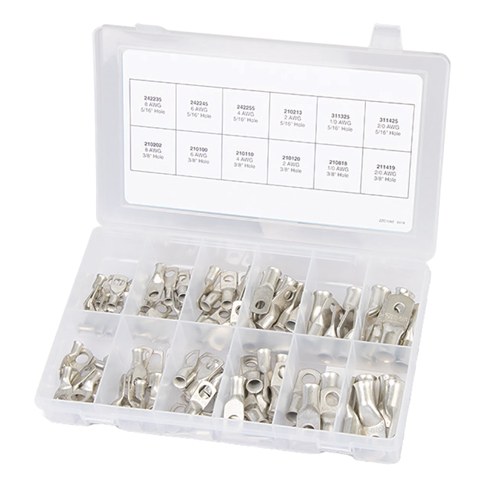 Ancor 100Piece Tinned Copper Lug Kit 255101 Main image