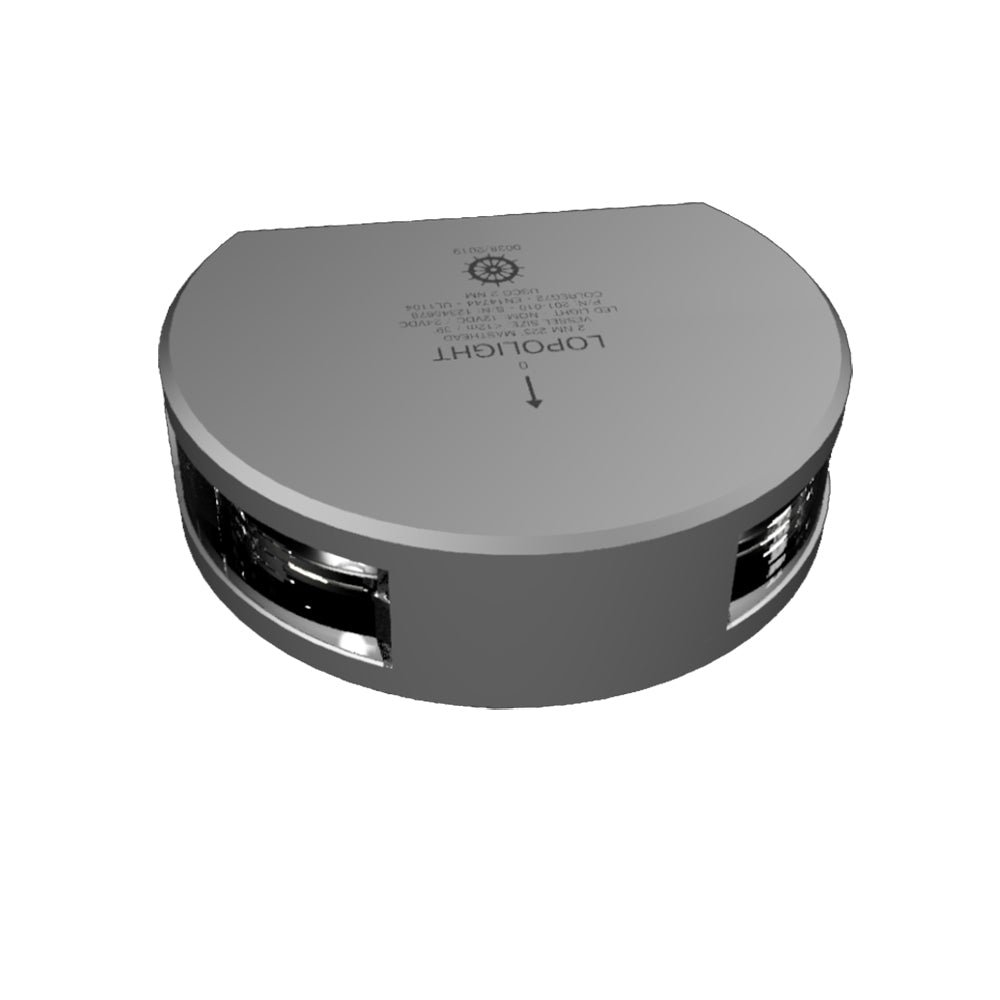Lopolight 225 Masthead Light  Single  Silver Housing  Vertical Mount 201010 Main image