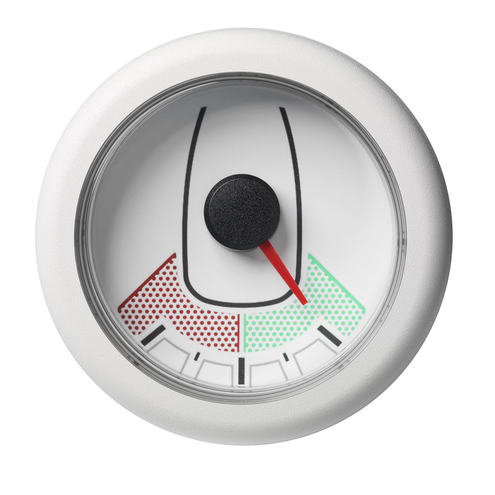 Veratron 52MM 2116 OceanLink Rudder Angle Gauge  LeftRight  White Dial  Bezel A2C1066090001 Main image