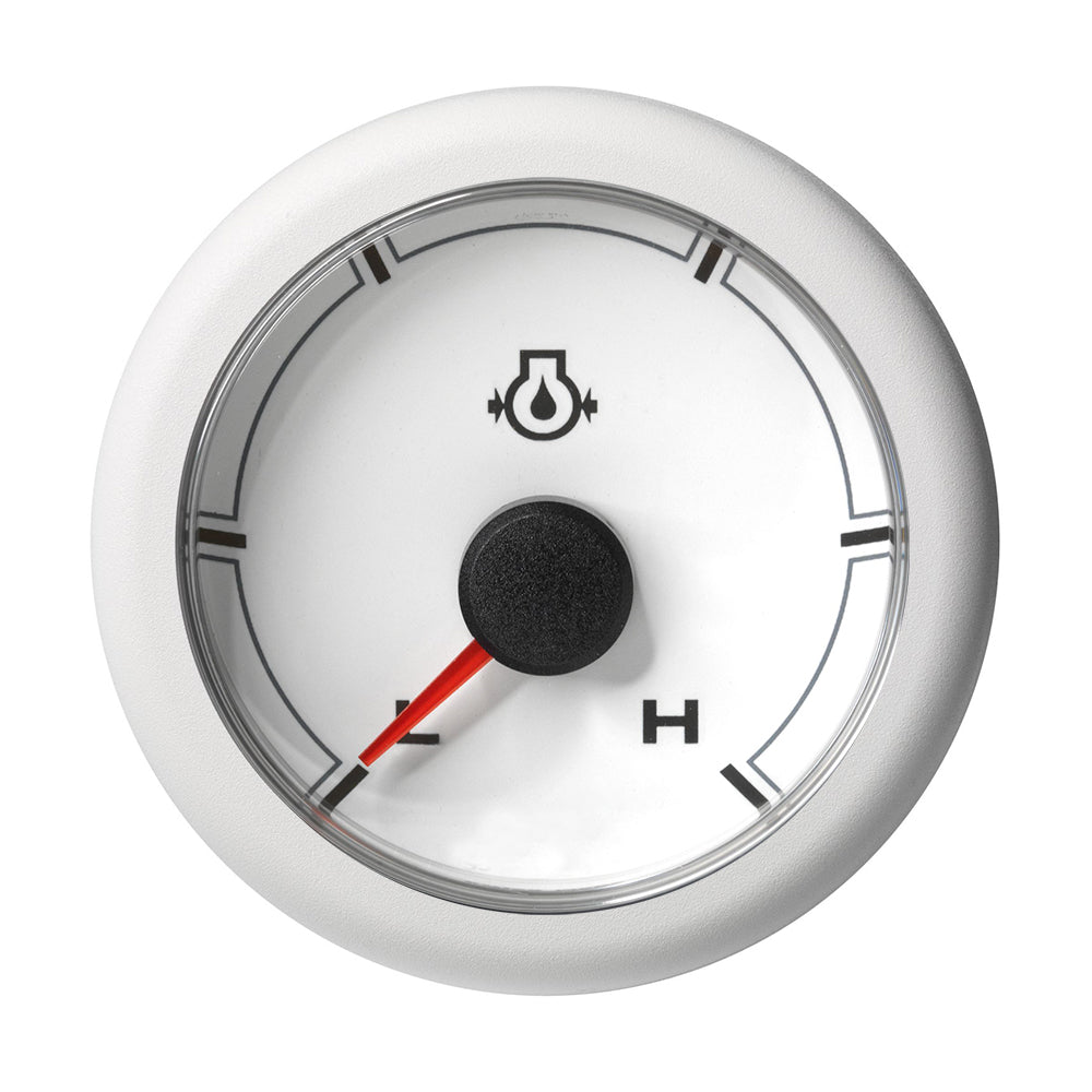 Veratron 52MM 2116 OceanLink Engine Oil Pressure Gauge  LowHigh 150 PSI  White Dial  Bezel A2C1066030001 Main image