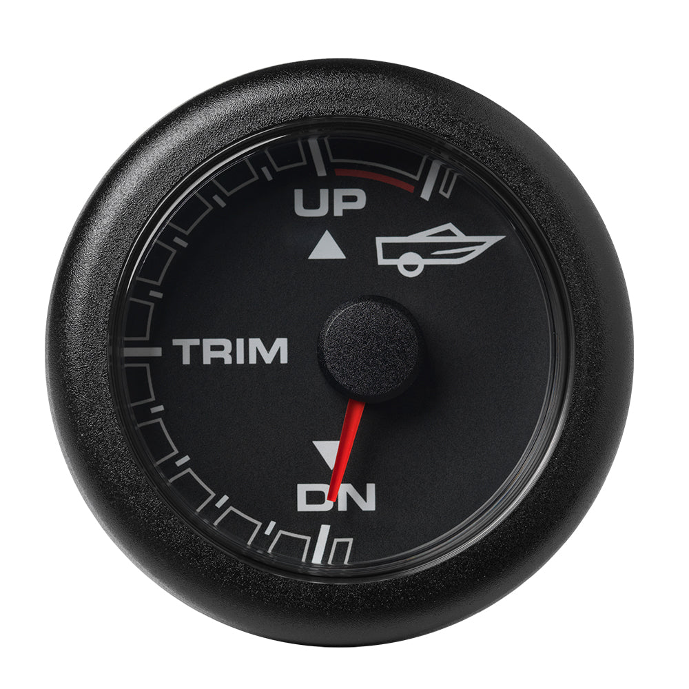 Veratron 52MM 2116 OceanLink Engine Trim Gauge  Black Dial  Bezel A2C1065830001 Main image