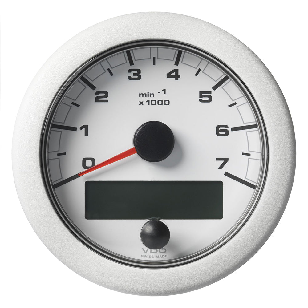 Veratron 338 85MM OceanLink NMEA 2000 Tachometer  7000 RPM  White Dial  Bezel A2C1065820001 Main image
