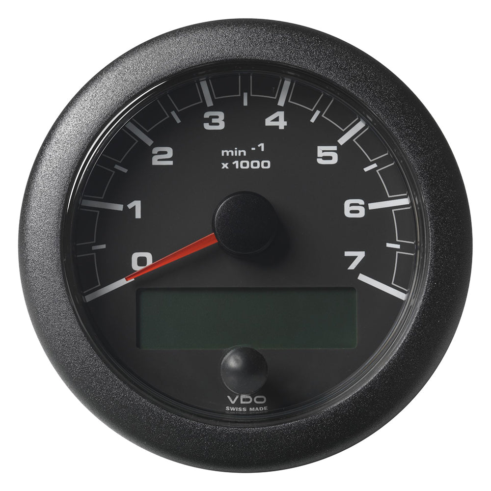 Veratron 338 85MM OceanLink NMEA 2000 Tachometer  7000 RPM  Black Dial  Bezel A2C1065810001 Main image