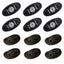 RIGID Industries ASeries Rock Light Kit  6 Cool White Lights  Black 400253