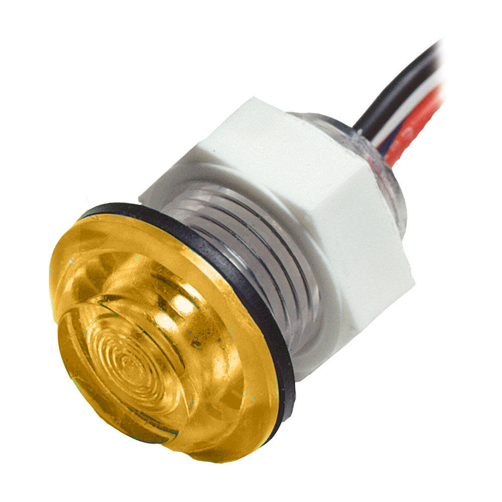 Innovative Lighting LED Bulkhead Livewell Light Flush Mount  Amber 01115007 Main image