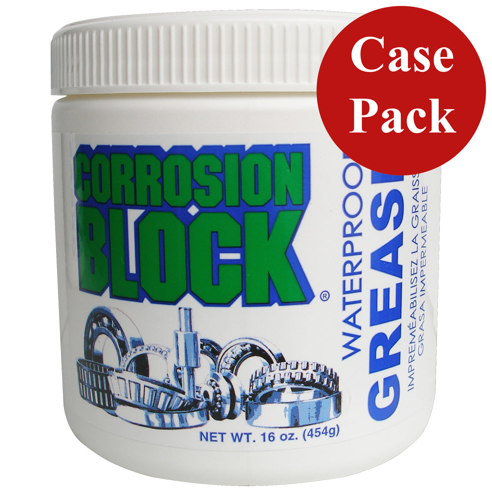 Corrosion Block High Performance Waterproof Grease  16oz Tub  NonHazmat NonFlammable  NonToxic Case of 6 25016CASE Main image